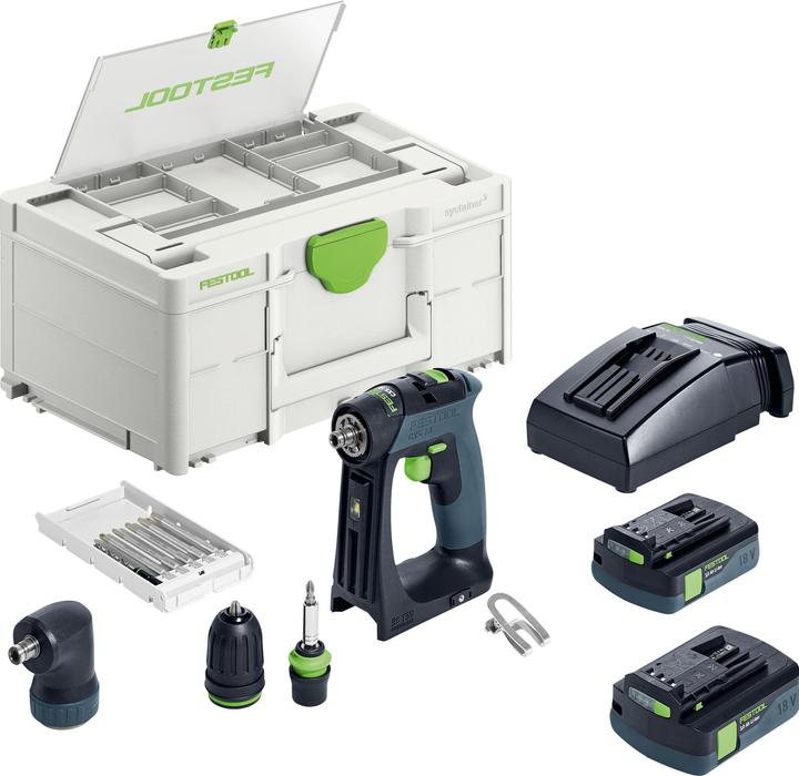 Actual product image Festool Perceuse-visseuse à accu CXS 18 C 3,0-Set (Rechargeable battery operated)