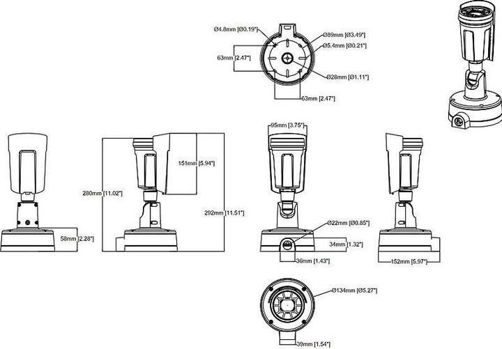 Actual product image Axis Q1961-XTE 7 mm 30 fps (384 x 288 pixels)
