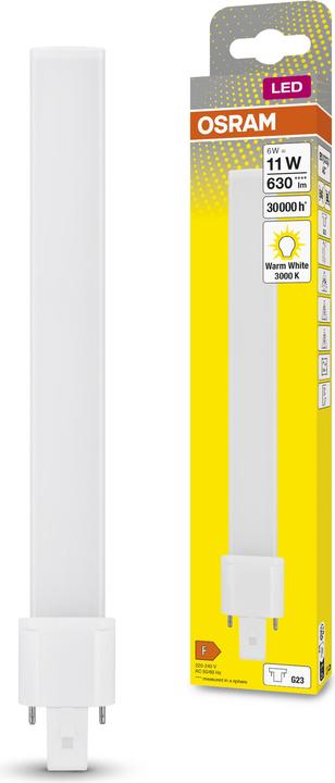 Immagine prodotto Osram Dulux S (G23, 6 W, 630 lm, 1 x, F)