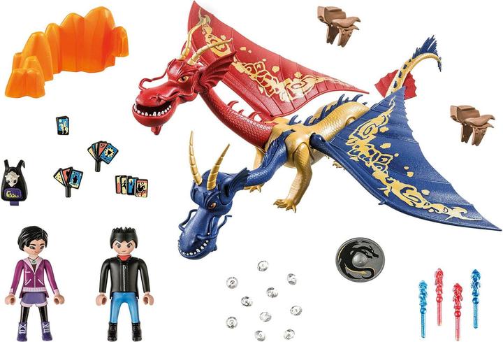 Actual product image Playmobil The Nine Realms - Wu & Wei with Jun (71080, Playmobil Dragons)
