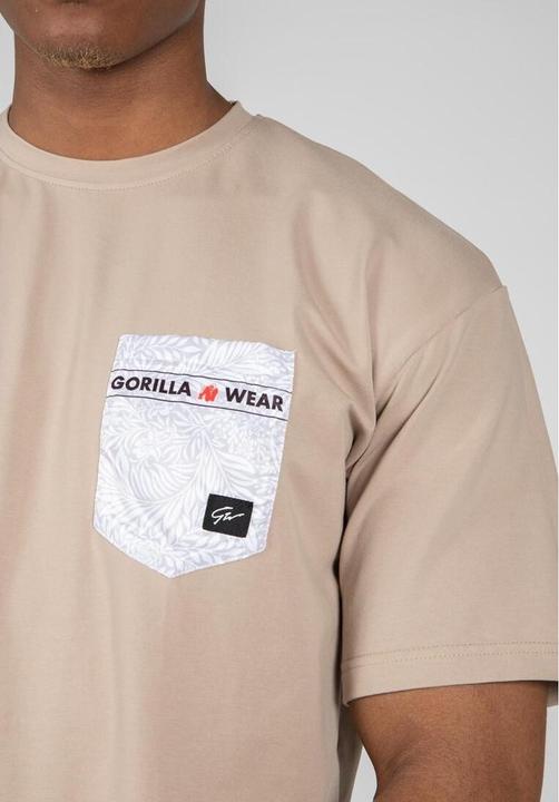 Immagine prodotto Gorilla Wear Maglietta Dover Oversize Beige (XL)