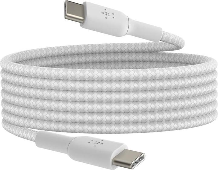 Immagine prodotto Belkin Cavo da USB-C a USB-C intrecciato in PVC da 2 m in confezione doppia (2 m, USB 2.0)