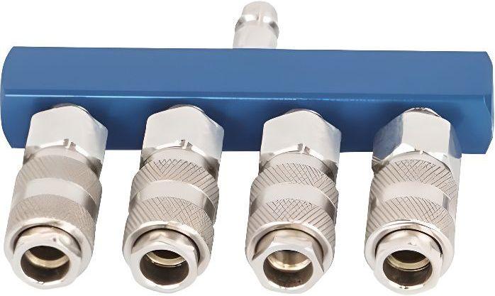 Image du produit Scheppach Distributeur d'air comprimé avec raccords rapides, 4 sorties