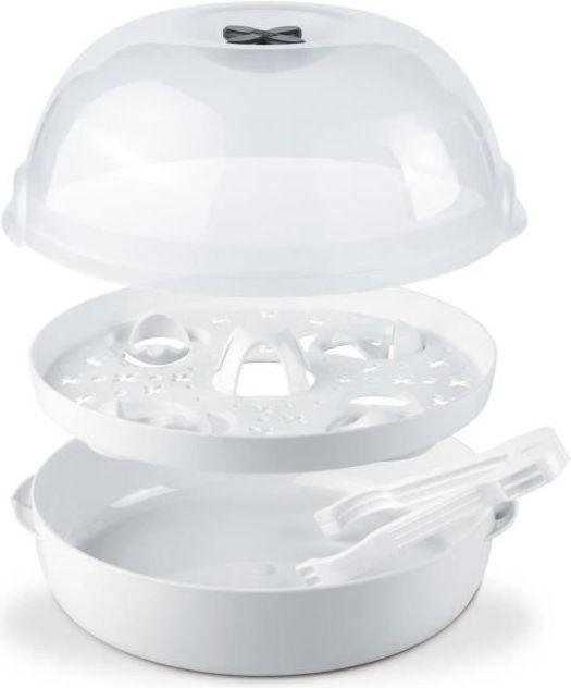 Produktbild NUK Micro Express Plus Mikrowellen Dampf-Vaporisator, für bis zu 4 Flaschen und Zubehör