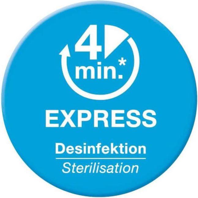 Produktbild NUK Micro Express Plus Mikrowellen Dampf-Vaporisator, für bis zu 4 Flaschen und Zubehör