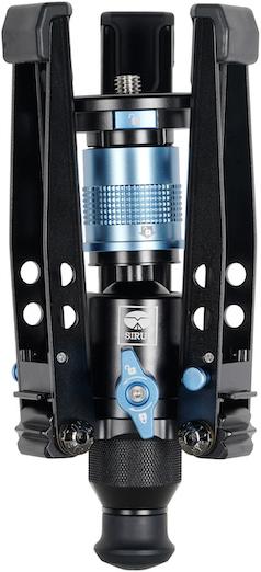 Actual product image Sirui P-424FL Carbon Fibre Monopod with Stand and video head VH-10 (Carbon, Metal)