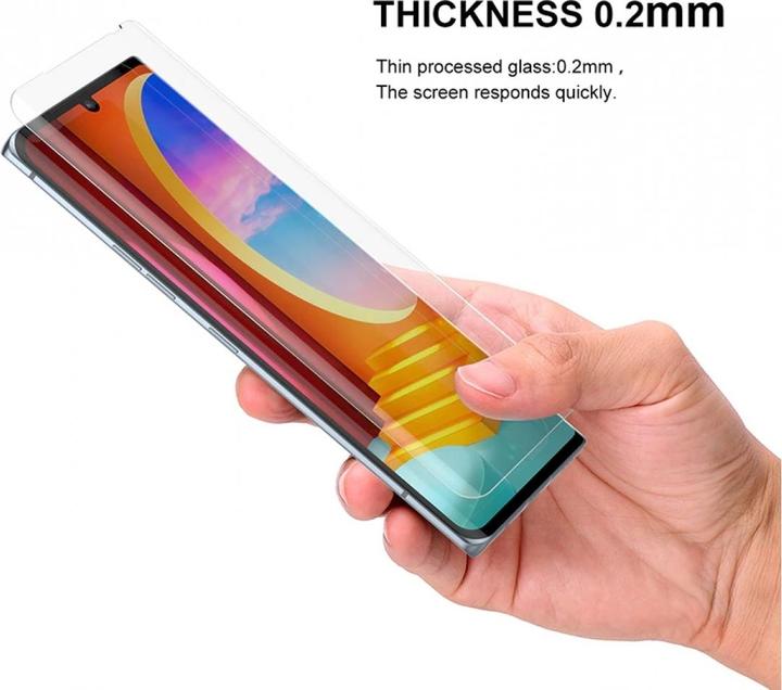 Produktbild G-Case LG Wing Nano Optics Curved Glas Liquid UV Anti Blue Light Panzerglas (1 Stück, LG Wing)