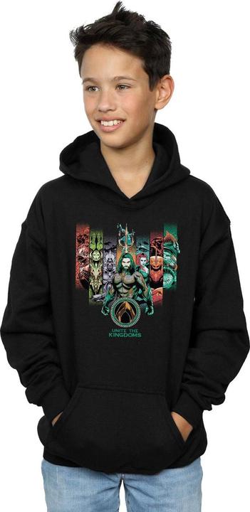 Immagine prodotto Aquaman Unite The Kingdoms Felpa con Cappuccio Ragazzi (116)