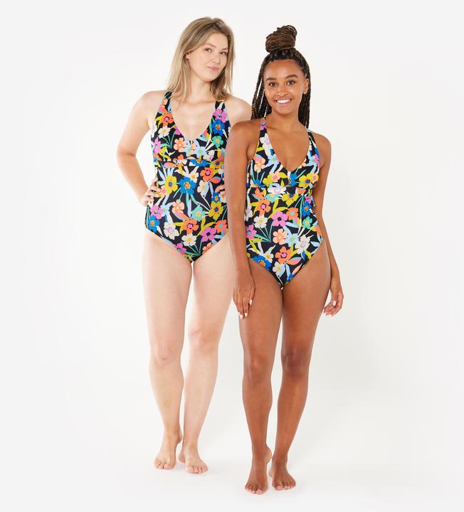 Actual product image Olaian Badeanzug Damen geblümt Agatha Azalea mehrfarbig (44)
