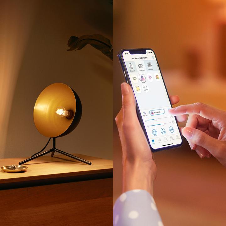 Produktbild WiZ Filament-Lampe (E27, 4.30 W, 903 lm, 1 x, A)