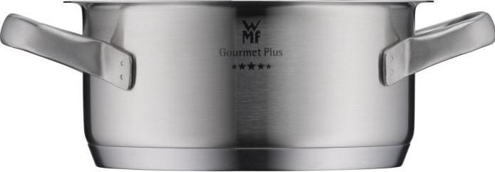 Produktbild WMF Bratentopf GOURMET PLUS Silberfarben (16 cm, Bräter + Schmortopf, Kochtopf, Edelstahl)