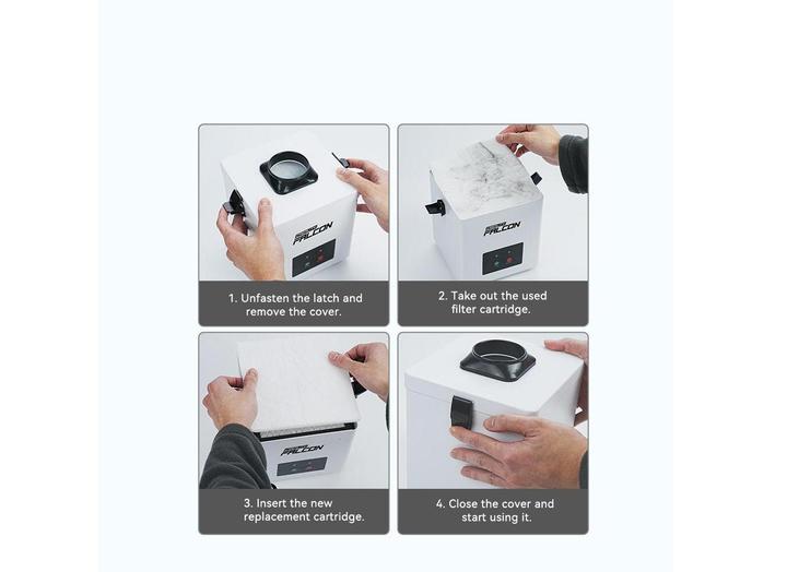 Actual product image Creality Desktop Falcon Smoke Purifier Yw45 (Cleaning)