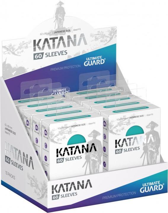 Produktbild Ultimate Guard Kartenhülle Katana Sleeves Japanische Grösse Türkis 60