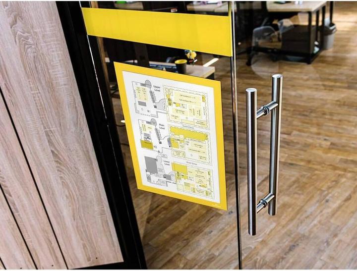 Image du produit Durable 2 cadres magnétiques autocollants DURAFRAME® jaune