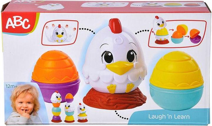 Produktbild Simba 104010184 - ABC Stapelhühnchen, Roly-Poly Hühnchen mit Eiern zum Stapeln, Ineinanderstecken, M