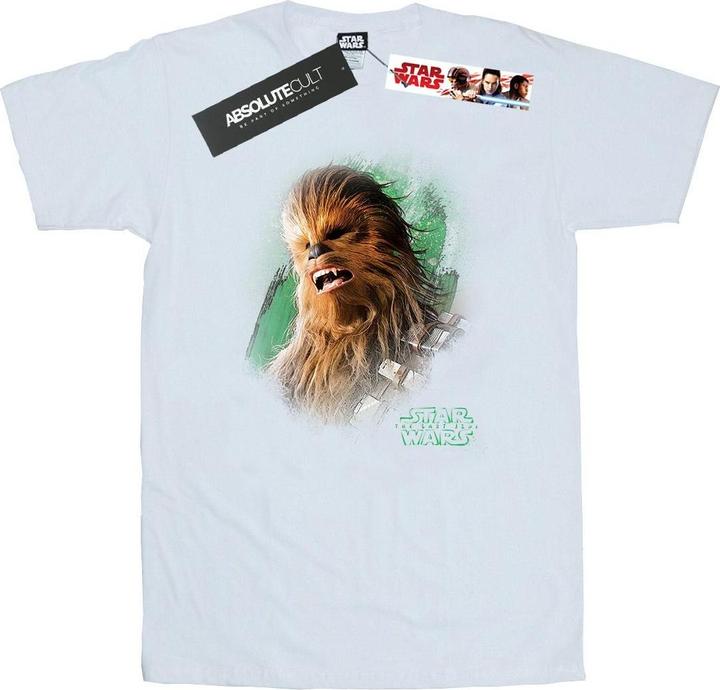 Actual product image Star Wars Mens The Last Jedi Chewbacca Brushed T-Shirt (XL)