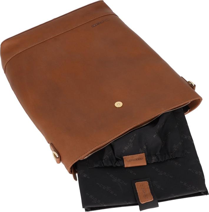 Actual product image Plevier Bow shoulder bag leather 30 cm laptop compartment