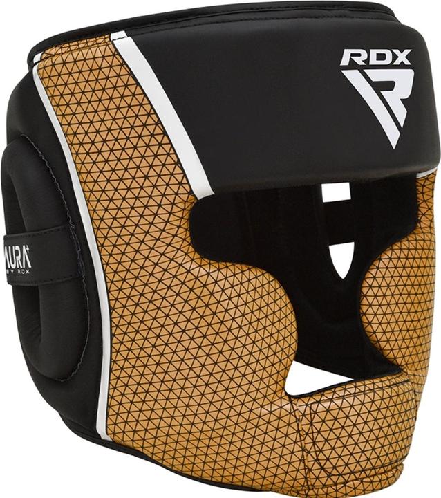 Actual product image Rdx Head Guard Aura Plus T-17 Black Golden-L (L)