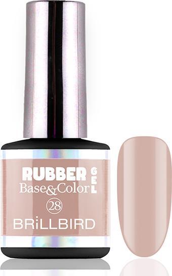 Image du produit BrillBird Gel Rubber Base&Coral #28 8ml (Vernis à ongles effet gel)