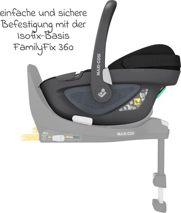 Actual product image Maxi-Cosi Babyschalen Babyschale Pebble 360 i-Size drehbar ab Geburt (Baby car seat, ECE R129/i-Size Standard)