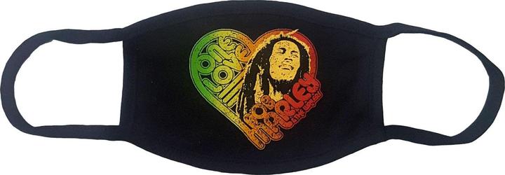 Immagine prodotto Bob Marley One Love Maschera Protezione Viso Cuore Adulto Unisex (1 x)