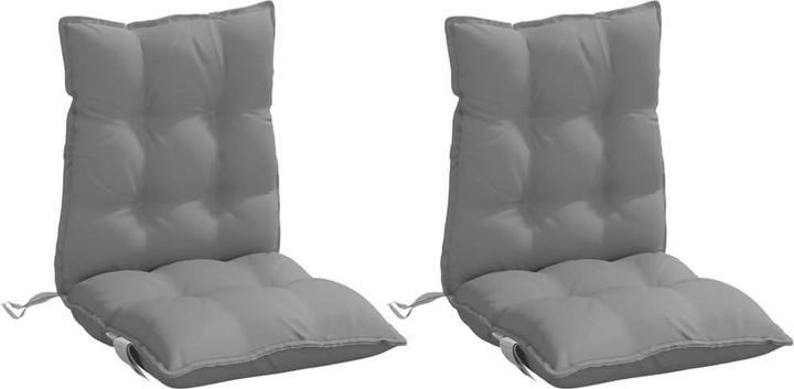 Image du produit VidaXL Coussin pour chaise à dossier bas 2 pcs. Tissu Oxford (100 x 50 x 7 cm)