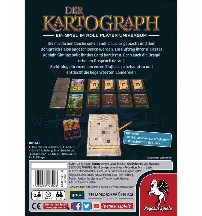 Actual product image Pegasus The Cartographer (German)