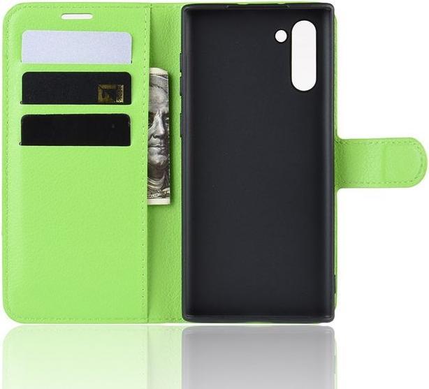 Actual product image MU Classic Litchi Leather Bookcover Series (Samsung Galaxy Note 10)