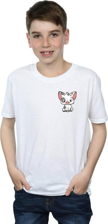 Immagine prodotto Disney Moana Pua The Pig Breast Print Maglietta Ragazzi (152, 158)