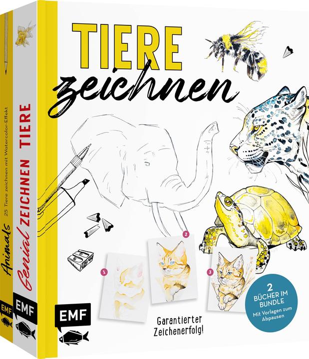 Produktbild Tiere zeichnen (2 Bücher im Bundle)