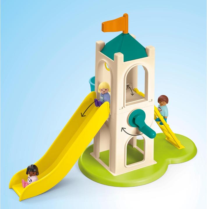 Produktbild Playmobil 1.2.3: Erlebnisturm mit Eisstand (71703, Playmobil 1.2.3)