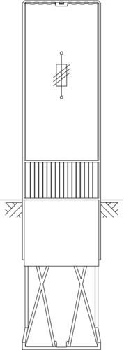 Image du produit Hager HAG ZAN142CAA Colonne de raccordement domestique, 1x3NH2,240qmm