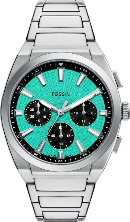Immagine prodotto Fossil EVERETT Heren Horloge 44 mm - Zilverkleurig (Cronografo, 44 mm)