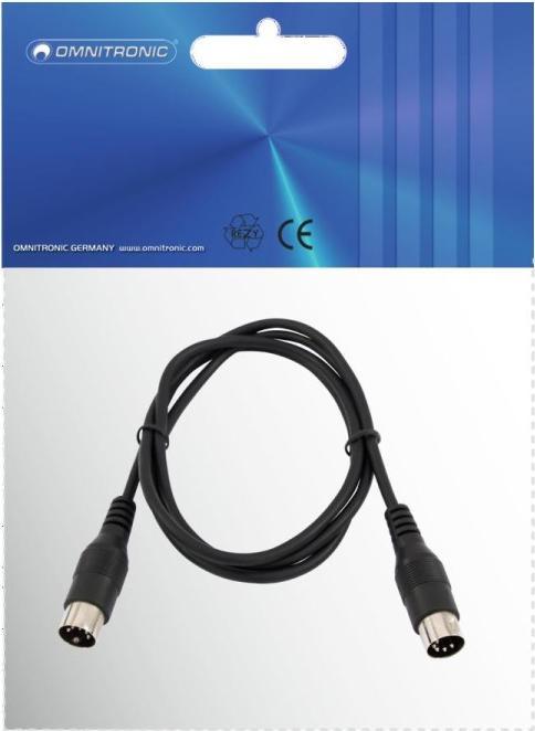 Produktbild Omnitronic DIN Kabel 5pol MIDI 6m (6 m)