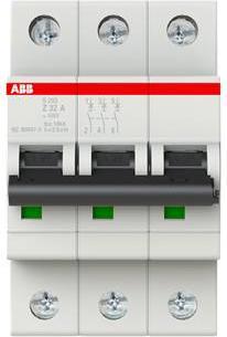 Produktbild ABB S203-Z32 Sicherungsautomat 32A pro M compact 3-polig