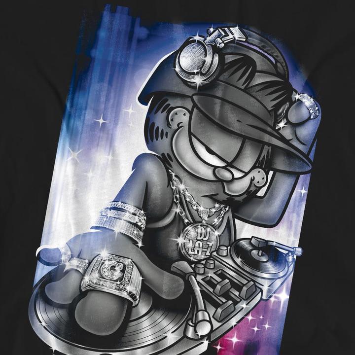 Immagine prodotto Garfield DJ Lazy Maglietta Adulto Unisex (XXL)