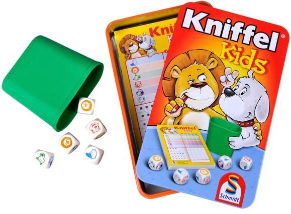 Immagine prodotto Schmidt Spiele Yahtzee per bambini in metallo (Tedesco, Francese, Italiano)
