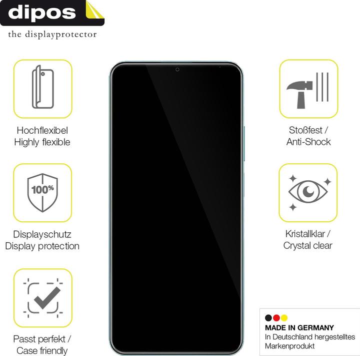 Immagine prodotto Dipos 3D Full-Cover Pellicola Protettiva (1 Pezzo/i, Realme Note 50)