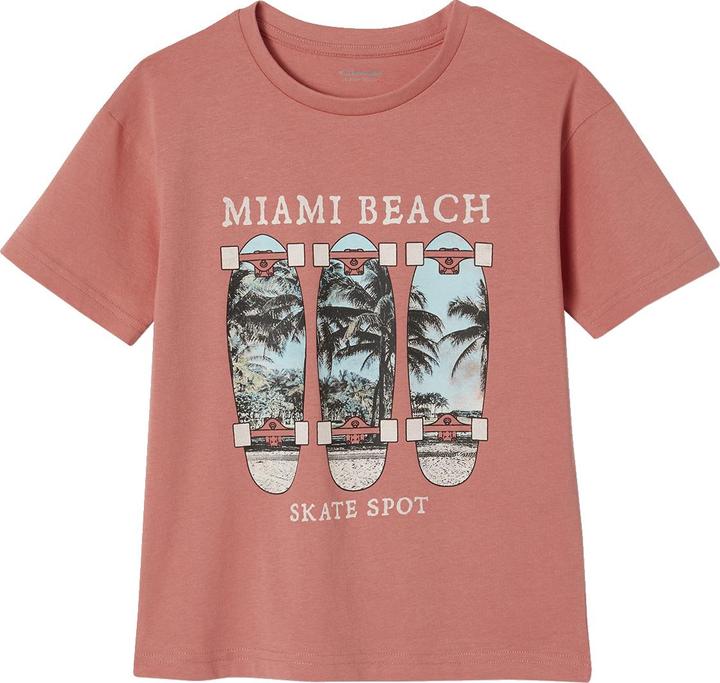 Actual product image Vertbaudet Boys' T-shirt with photo print, recycled cotton (128)