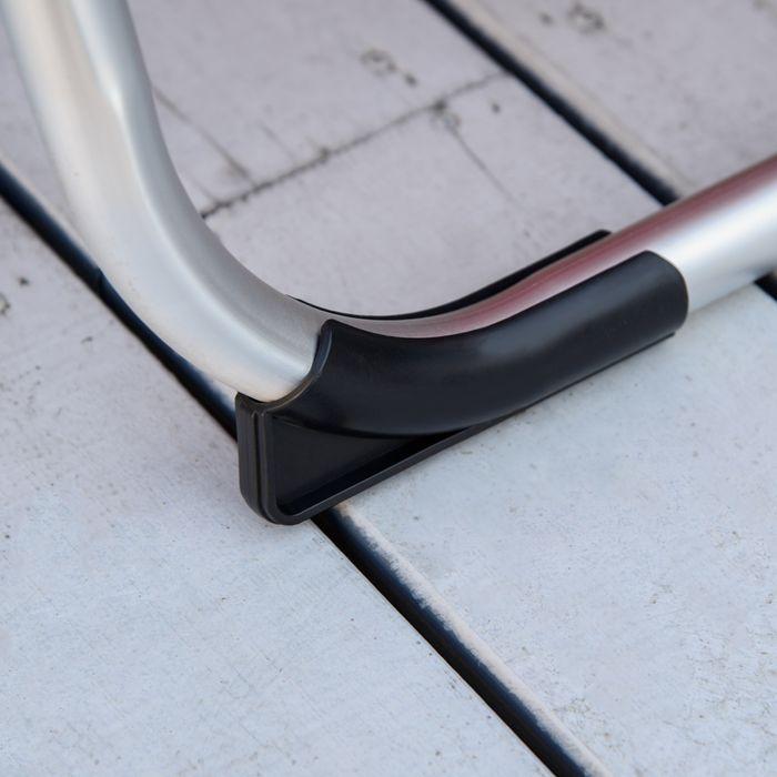Immagine prodotto Swisshandel24 Lettino prendisole da giardino lettino in tessuto di alluminio lettino relax lettino regolabile in (165 cm)