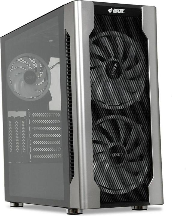 Actual product image iBox Enclosure I-Box Chiron Zh68 Gaming (Mini-ITX, mATX, ATX)