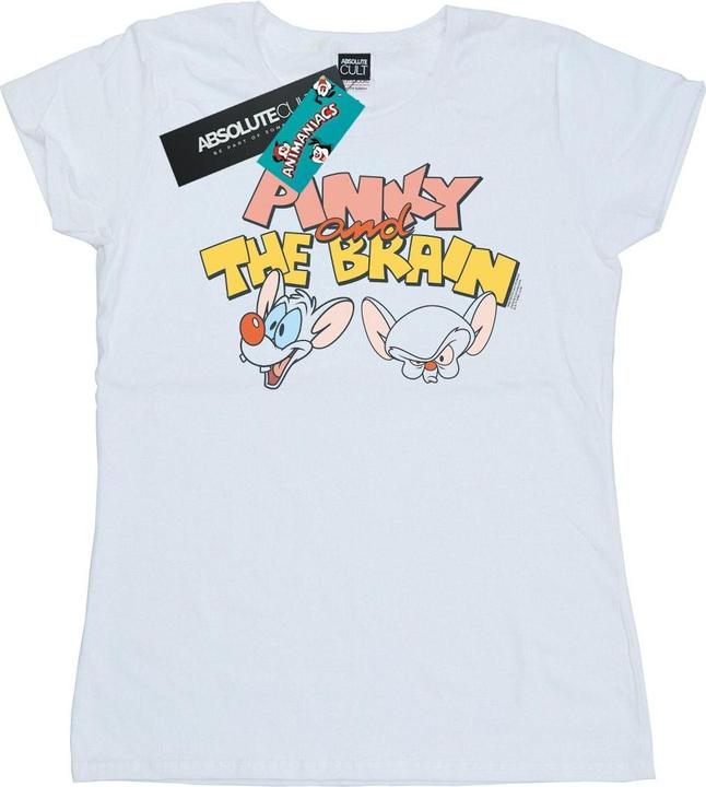 Universal Textiles Pinky And The Brain Heads TShirt (M)