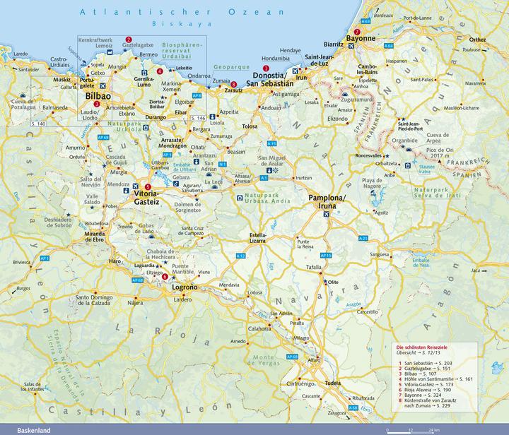 Immagine prodotto Reiseführer Baskenland (Tedesco, Jens Wiegand, 2024)
