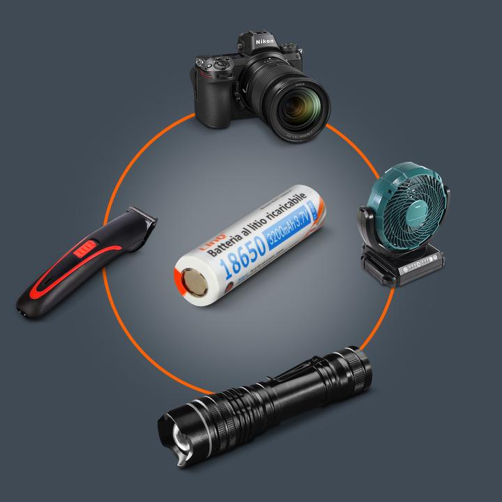 Produktbild LinQ 18650 3200mAh / 3.7V (2 Stk., 18650, 3200 mAh)