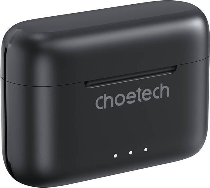 Actual product image Choetech Wireless Earphones TWS BH-T15 ANC+ENC (black) (ANC, 6 h, Wireless)