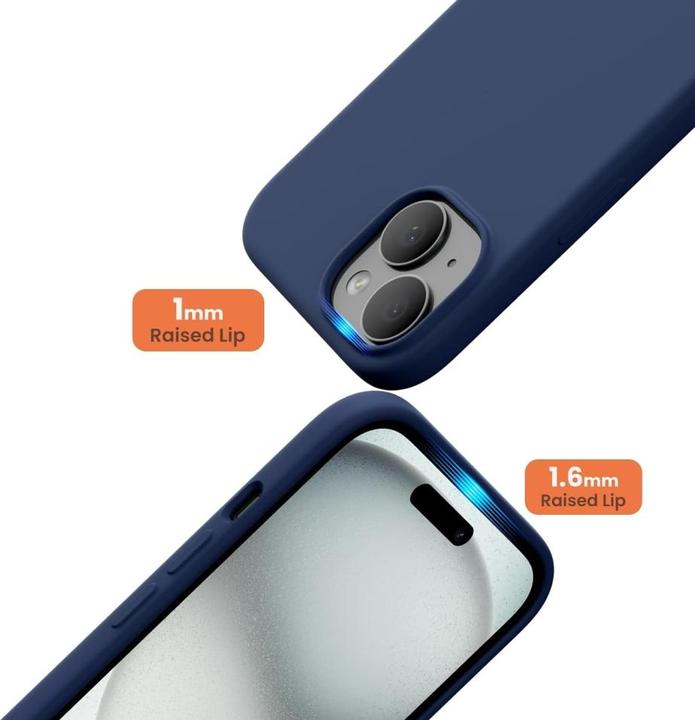 Actual product image Screenguard Apple iPhone 15 Plus Liquid Silicone Case Sleeve (Apple iPhone 15 Plus)