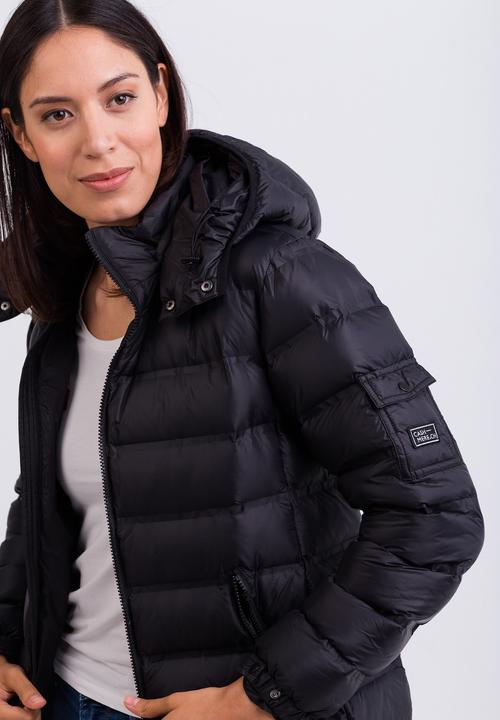 Produktbild Cash-Mere Daunenjacke mit Kapuze und Kaschmirfutter (XL)