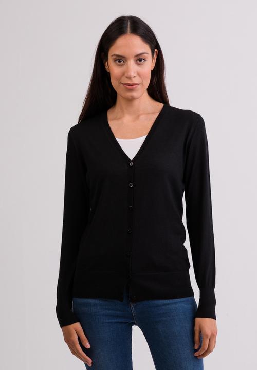 Actual product image Cash-Mere Kaschmir Cardigan V-Ausschnitt (XL)