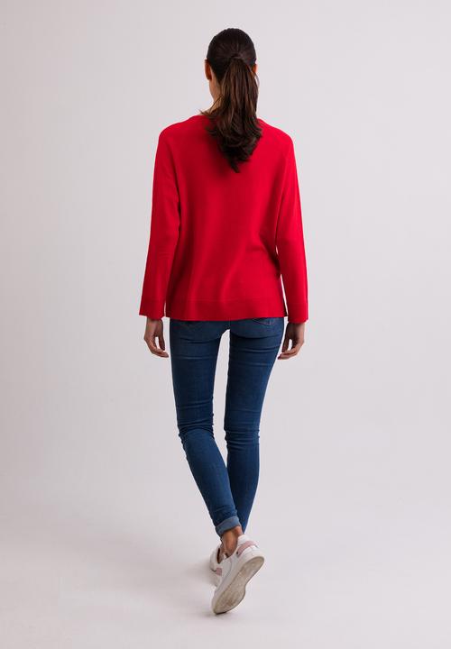 Immagine prodotto Cash-Mere Kaschmir Rundhals Pullover mit Seitenschlitzen (XL)