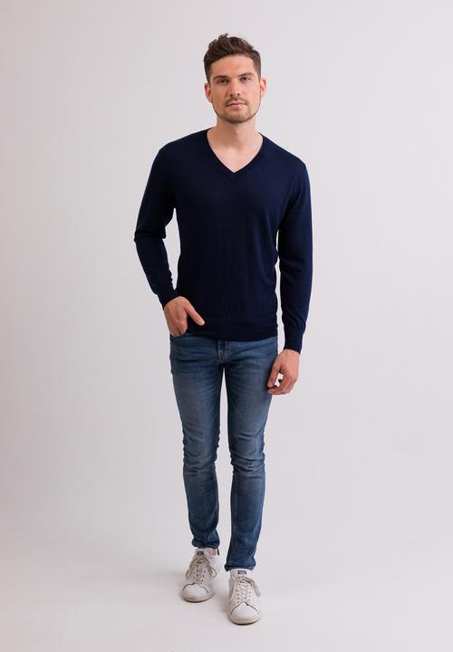 Produktbild Cash-Mere Kaschmir V-Ausschnitt Pullover (L)